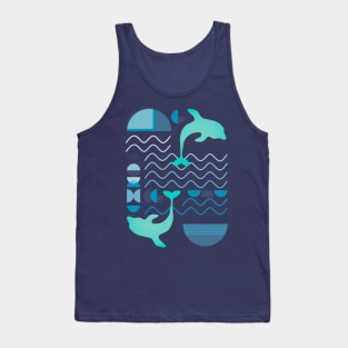 OCEANIC ABSTRACT ART Tank Top